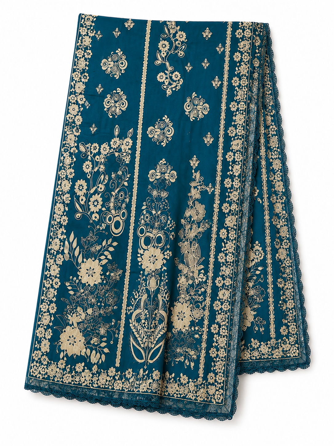 ZAROORI Premium Cotton 3-Piece Embroidered Suit – ZR-003 ZAROORI